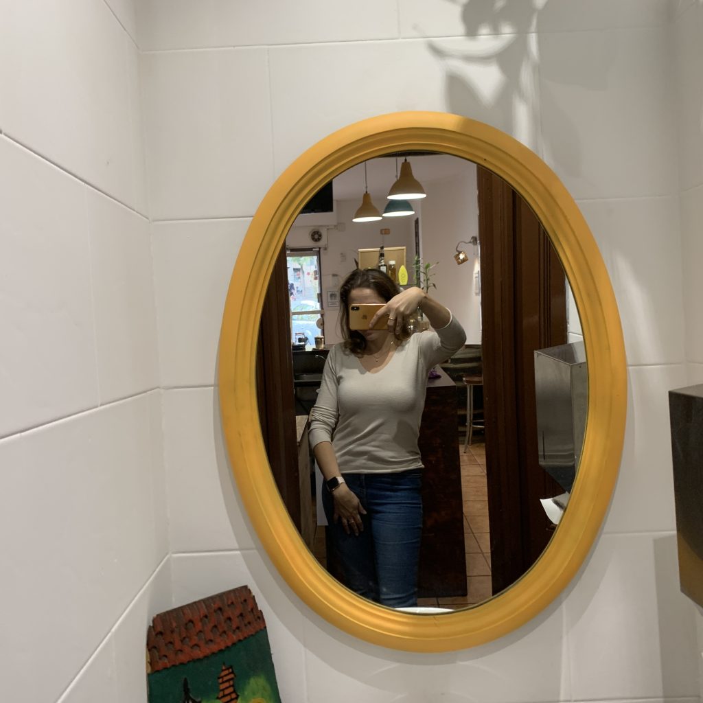 Photo in the mirror