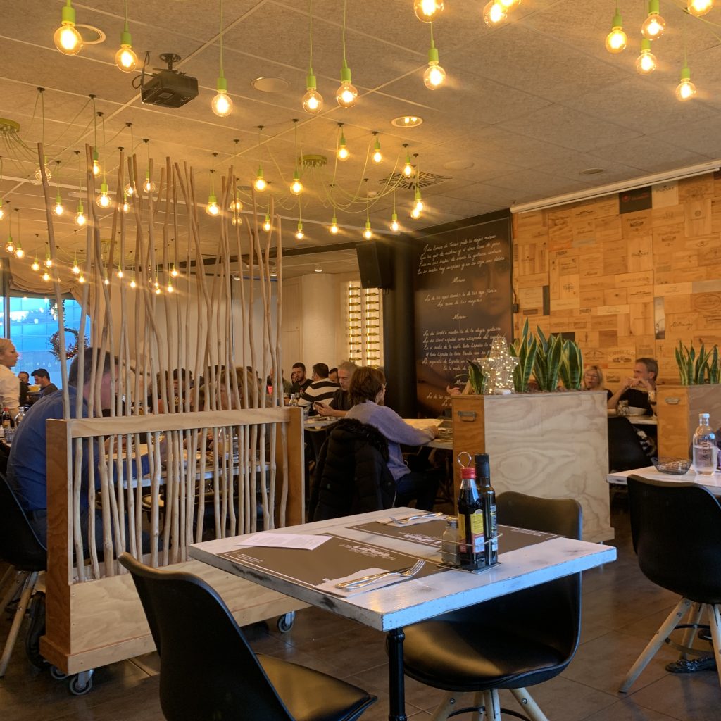 Interior of the restaurant