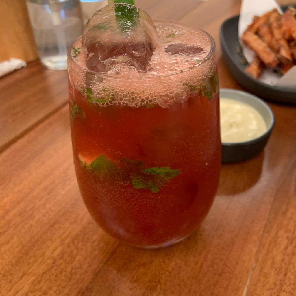 Uchi Moishi strawberry mojito