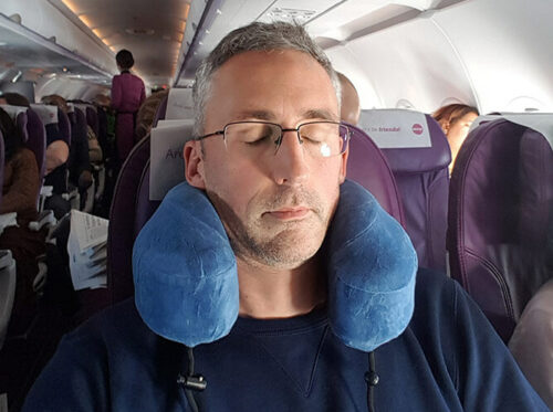 A travel pillow