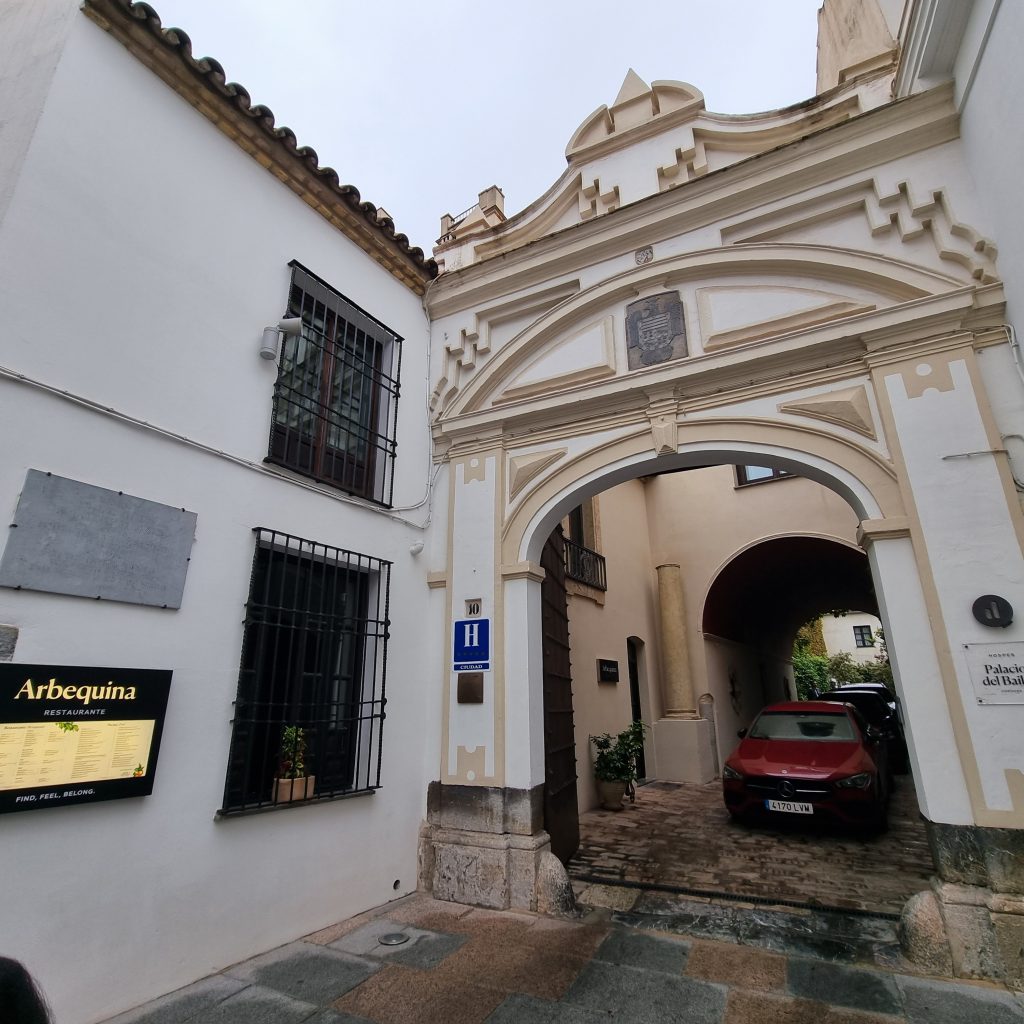 Hotel Hospes Palacio De Bailio Very Simple entrance hiding it's impressive Royalty experience 