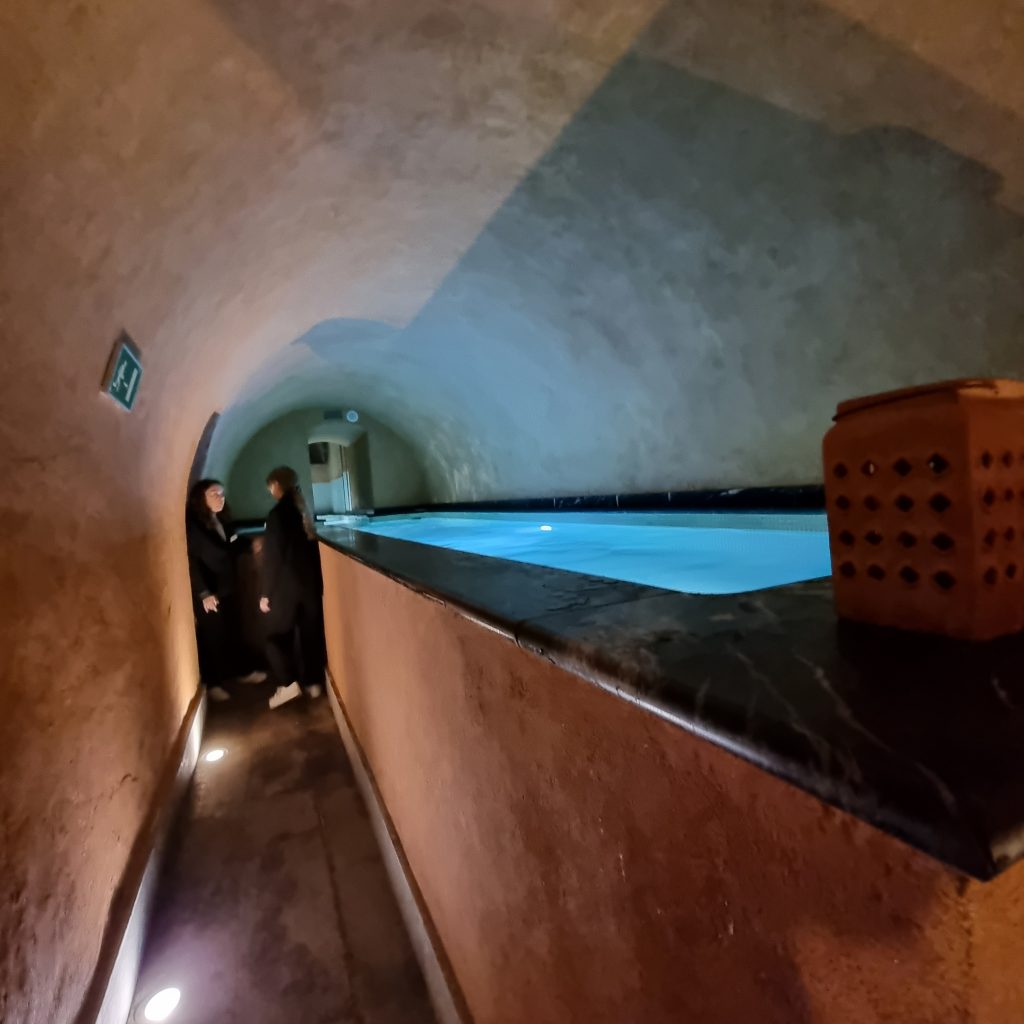 Hotel Hospes Palacio del Bailío, Cordoba - Old Roman Bath royal swimming pool to cool off