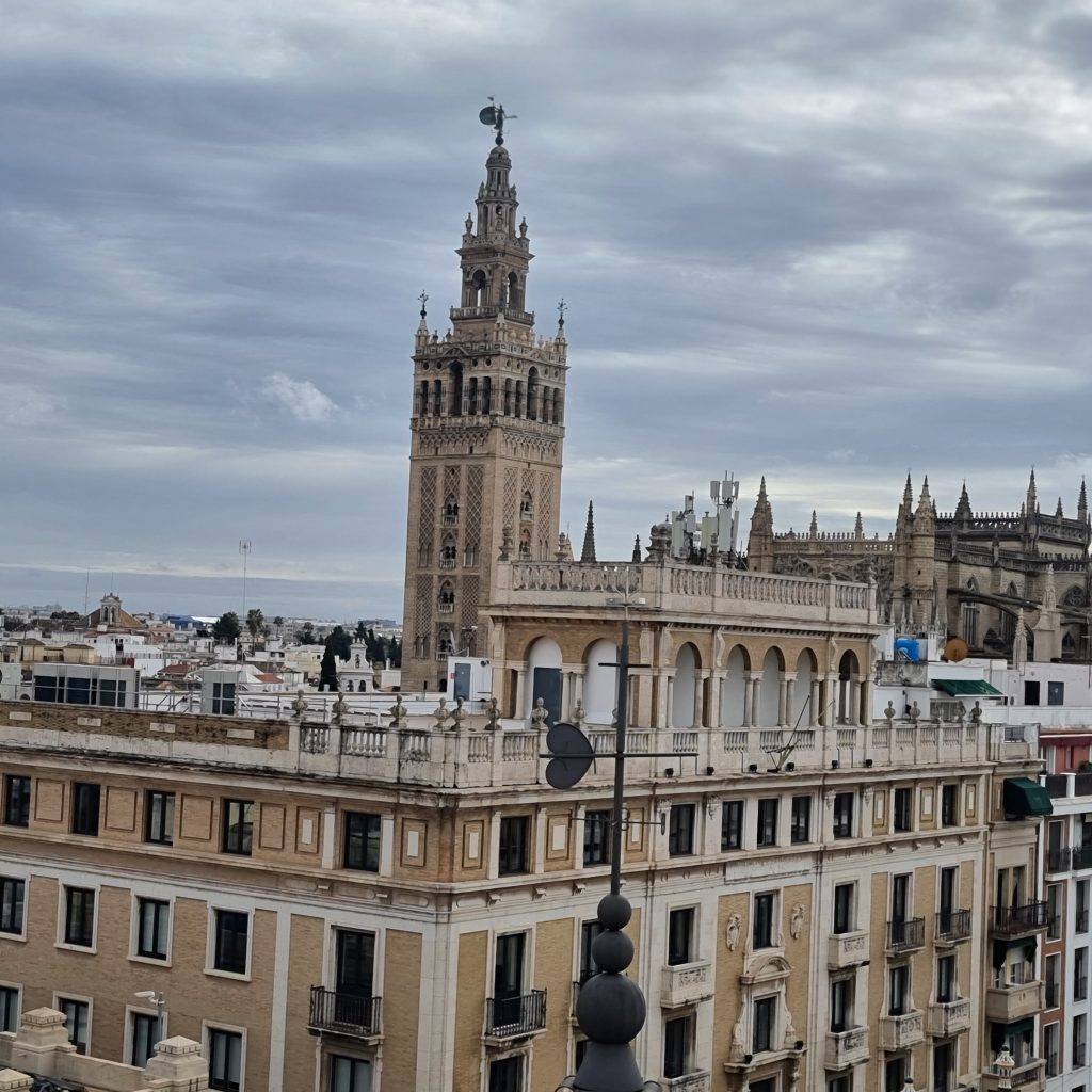 Catedral de Sevilla view from QUERENCIA DE SEVILLA hotel roof top