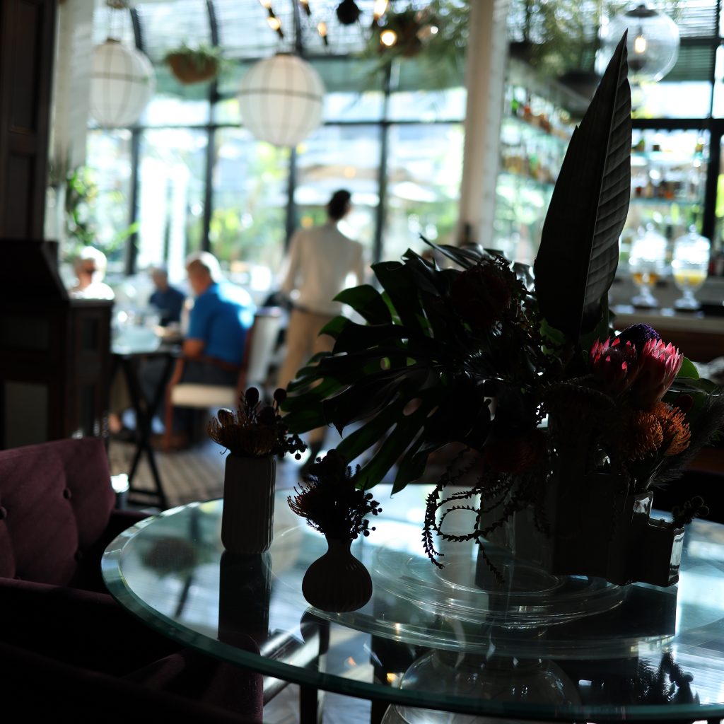 Elegant Breakfast Area: The Cotton House Barcelona hotel offers a charming and stylish setting for your morning meal.