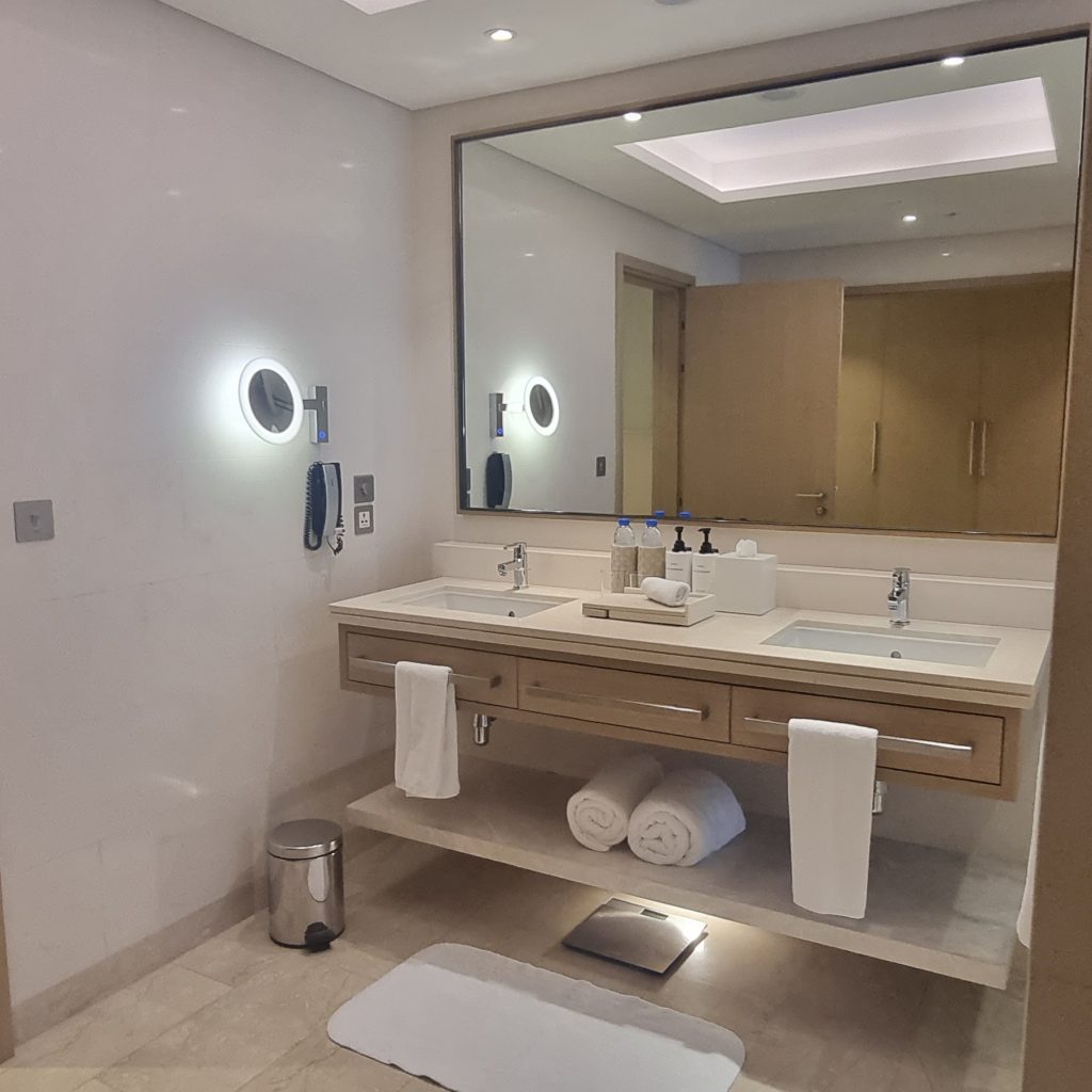 InterContinental Fujairah suite washroom sink