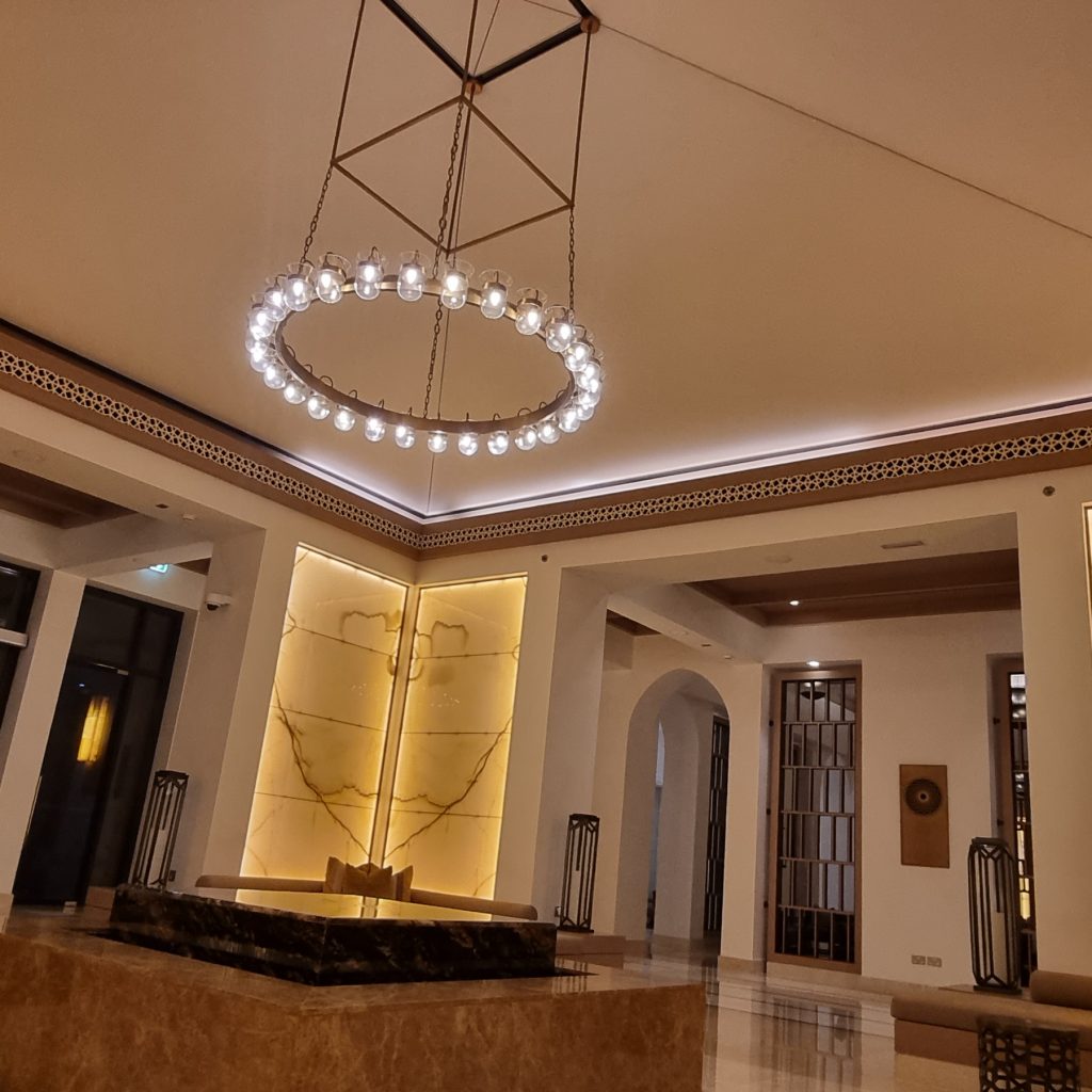 InterContinental Fujairah Lobby lights